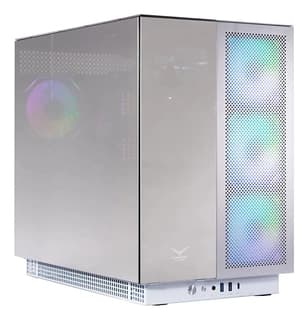 Gabinetes Gaming Naceb Na-0640 Gamer Full Atx Mitx It Aluminio Y Cristal Templado 3 Frontales 1 Posterior Argb Usb 3.0 X2 X1 Hd Audio / Micrófono