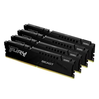 Memoria Ram Kingston Technology Fury Beast Black Xmp Dimm Ddr5 32Gb 5200Mt/S Cl40 2Rx8 1.25V (Kit Of 4)