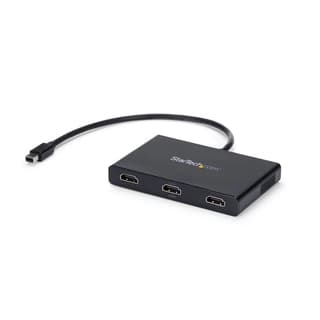 Splitter Multiplicador Mst Mini Displayport A 3 Puertos Hdmi - Hub Mst - Adaptador Multimonitor - Concentrador Mst Displayport 1.2 - 2X 4K 30Hz - 1X 1080P - Windows - Startech.Com Mod. Mstmdp123Hd