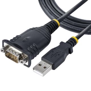 Cable De 1M Usb A Serial, Convertidor Db9 Macho Rs232 A Usb, Prolific, Adaptador Usb A Serial Para Plc/Impresora/Escáner, Adaptador Usb A Puerto Com, Windows/Mac - Startech.Com Mod. 1P3Fp-Usb-Serial