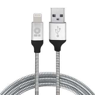 Cable Usb Brobotix Lightning Acero Carga Rápida 161219 Gris Apple