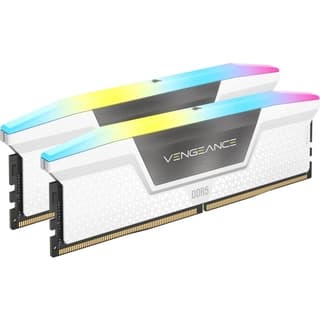 Memoria Corsair Vengeance Rgb 32Gb 2X16Gb Ddr5 Dram 6400Mt/S Cl36 White Cmh32Gx5M2B6400C36W