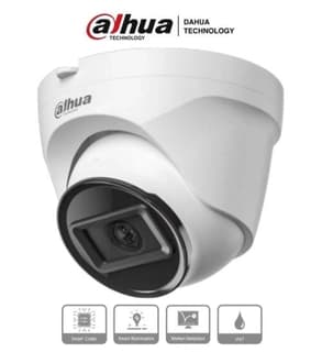 Cámara Domo Ip Dahua Technology Dh-Ipc-T1E20 -Camara De Mp Lente 2.8 Mm Y 99° Visión. Ir 30 Protección Ip67Poe. Dwdr 3D Nr Hlc Blc Compresión H.265+