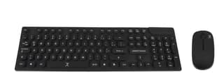 Kit Teclado Y Mouse Inalámbrico Perfect Choice Pc-201052 Español Negro 1000 Dpi