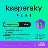 Esd Kaspersky Plus 3 Disp 2 Cuentas Kpm 1 Año