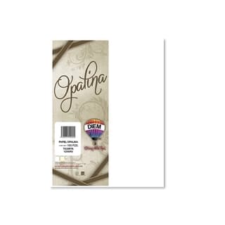 Papel Opalina Blanco T/C 100 Hojas Diem Pobtcc100 125 Grs