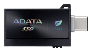 Ssd Adata Sc730 Externo 512Gb. Conectores Dobles Usb-C Y Usb-A Integrados (Usb 3.2 Gen2). 600 Mb/S De Lectura/Escritura. Color Negro. Sc730-512G-Cacti