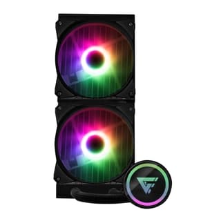 Enfriamiento Líquido Game Factor 240Mm Rgb 2X120Mm, Negro Lqg600 Bk