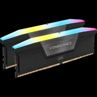 Memoria Ram Corsair Ddr5 Vengeance Rgb 64Gb Dimm 2 X 32Gb 5200 Mhz C40 Black