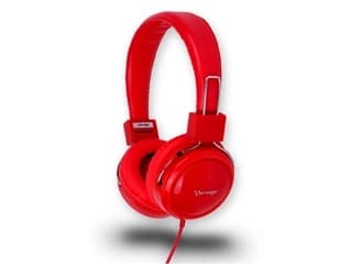 Diadema Vorago Hp-300 Rojo Pc/Juegos Color Blanco Alámbrico 3.5 Mm (1/8 ")