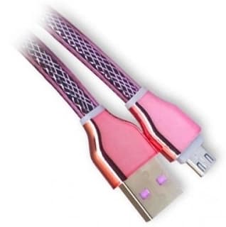 Cable Usb A Micro Brobotix 759246R 1 2-' Micro-Usb Rosa