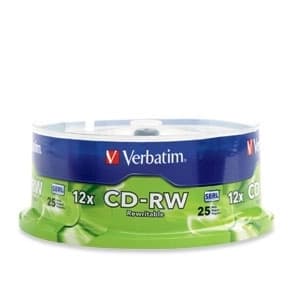 Disco Cd-Rw Verbatim 95155 700 Mb 25 12X 80 Min
