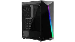 Gab Aerocool Shard Crist Temp, Negro, Rgb, Atx