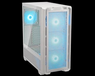 Gab Cougar Mx600 Blanco Rgb Crist Temp Atx/Full Tower