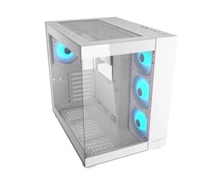 Gab Cougar Fv150 Blanco Rgb Crist Temp Atx