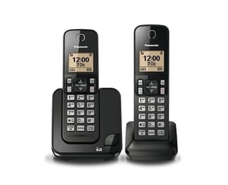 Panasonic Telefono Inalambrico P.Lcd 1.6 + 1 Auri Negro(Kx-Tgc352Meb)