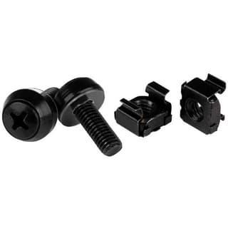 Startech.com Cabscrewm6b Equipamiento Para Rack, Tornillo, Negro