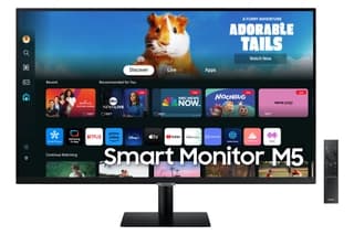 Monitor Samsung Ls27Dm500Elxzx Pulgadas Smart M5 M50D Fhd Plano 60Hz 4Ms