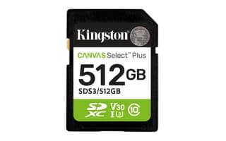Memoria Sd Kingston Sdxc Canvas Slt 100Mb C10 Uhs-I U1 V10(Sds3/512Gb)