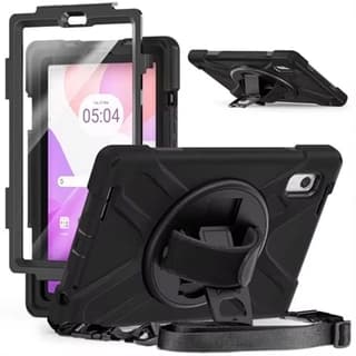 Fundas Para Tablets Brobotix 6007310 Protector C/Correa Uso Rudo Y Giro 360° P/Lenovo M9 2023 Tb-310Fu