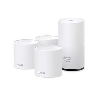 Extensores De Red Tp-Link Deco Xm50(4-Pack) Sistema Wi-Fi 6 Mesh Para Exteriores Interiores Ax3000 (Deco