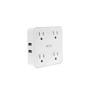 Enchufe Inteligente Nexxt Solutions Home Nhp-T610 Wi-Fi / 110V Cuatro Salidas Con Usb Para Carga