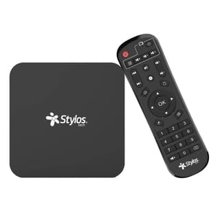 Tv Box Stylos Stvtbx6B Smart 4K Android 10H313 2/16Gb+2.4/5G Wifi+Ir Rcu Negro