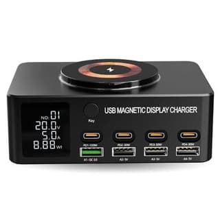 Power Banks Brobotix 406467 Estación De Carga Magnetica Usb 9 En 1 140 W Usb-A X Puertos Usb-C