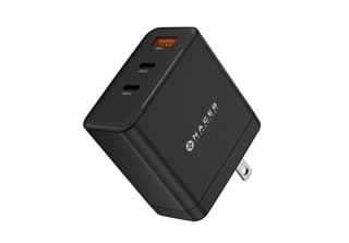 Cargadores Naceb Technology Na-0144 De Pared Gan Usb-A + Usb-C 65W