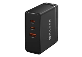 Cargadores Naceb Technology Na-0145 De Pared Gan Usb-A + Usb-C 100W