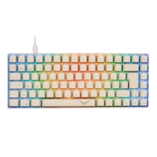 Teclados Gaming Naceb Na-0970 Mecanico Gamer Rgb 80% Compacto 84 Teclas Gray Basilisk
