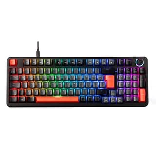 Teclados Gaming Naceb Na-0972N Mecanico Gamer Switch Brown Rgb Red Phyton