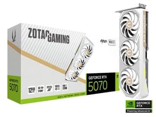 Gpu Zotac Gaming Geforce Rtx 5070 Amp White Ed 12Gb Gddr7, 192Bit, Hdcp, Three Dp, Hdmi, Premium