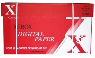 Papel Bond Digital Paper Carta Xerox Rojo 99% Blancura
