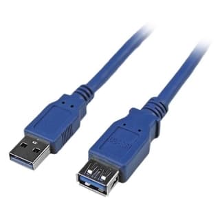 Cable De 1.8M De Extensión Pasivo Usb 3.0 Superspeed - Macho A Hembra Usb A - Extensor - Azul - Startech.Com Mod. Usb3Sextaa6