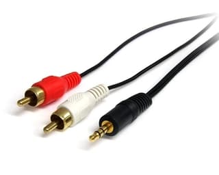 Cable De 1.8M De Audio Estéreo - 3.5Mm Macho A 2X Rca Macho - Startech.Com Mod. Mu6Mmrca