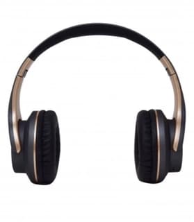 Audífonos Bt Over-Ear Necnon Nbh-03 R Negro/Dorado