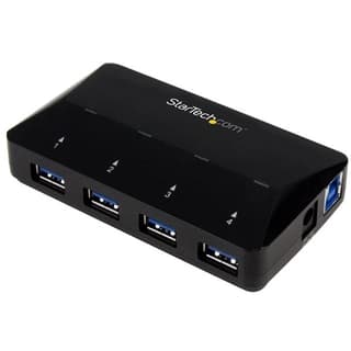 Concentrador Usb Startech.com T53004u1c 3.0 De Puertos - Hub Carga Y Sincronización 2.4a