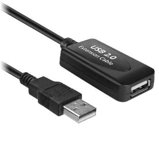 Cable Usb V2.0 Extensión Activa Brobotix 6000670 5 M Negro