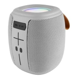 Bocina Perfect Choice Pc-113126 Bluetooth Inalámbrica Luz Led Función Tws Novel Drum Color Gris |