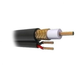 Cable Siames Rg-59 Wam Rg59Ul-305B Coaxial Bobina Metros Negro