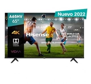 Pantalla Hisense 65A65Hv Televisor Pulgadas Led 4K Uhd 3840 X 2160 Pixeles Smart Vidaa