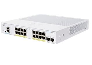 Switch Cisco Cbs350-16P-E-2G-Na Blanco