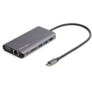 Docking Usb-C Multipuertos - Hdmi O Vga - 100W Entrega De Alimentacion Pd - Cable De 30Cm - Lector De Sd (Dkt30Chvausp) - Startech.Com Mod. Dkt30Chvausp