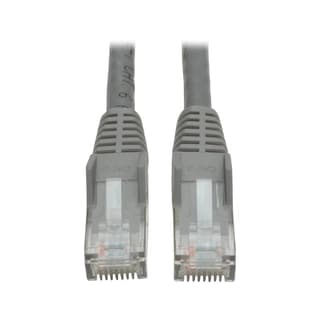 Cable Patch Tripp-Lite (N201-003-Gy) Moldeado Snagless Cat6 Gigabit (Rj45 M/M) - Gris, De 0.91 M [3 Pies].Garantia Por 10 Años