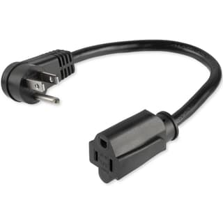 Cable De 0.3M De Extension De Alimentacion, Acodado En Angulo Recto Nema 5-15P A Nema 5-15R, 13A 125V, 16Awg, Ul - Startech.Com Mod. Pac101R1