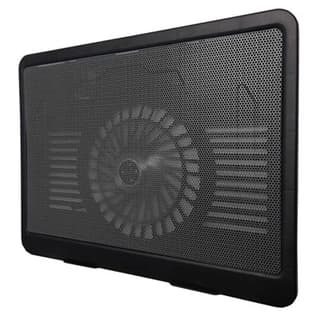 Base Enfriadora Brobotix 044695N Luz Led Ángulo Ajustable 1 Hub Usb 15 Pulgadas Negro