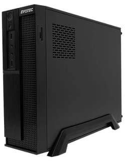 Gabinete Evotec Ev-1017 Lisboa Slim Compatibilidad M-Atx Incluye Fuente De 500W Y Ventilador Lateral