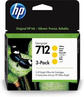 Tinta Hp 712 3ed79a Amarillo 29 Ml - Piezas
