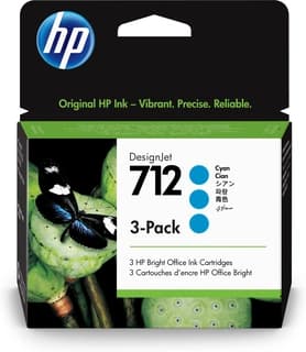 Tinta Hp 712 3ed77a Cian 29 Ml - Piezas